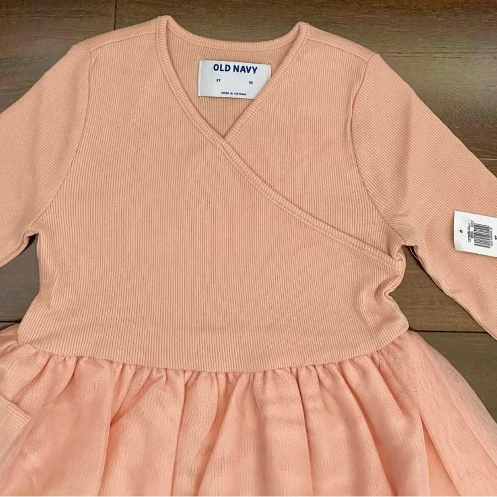 BNWT Old Navy Long-Sleeve Tulle Dress for Girls - Picture 2 of 3